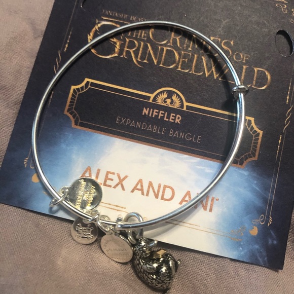 Alex and Ani Jewelry - Silver Niffler Alex and Ani Harry Potter Bangle
